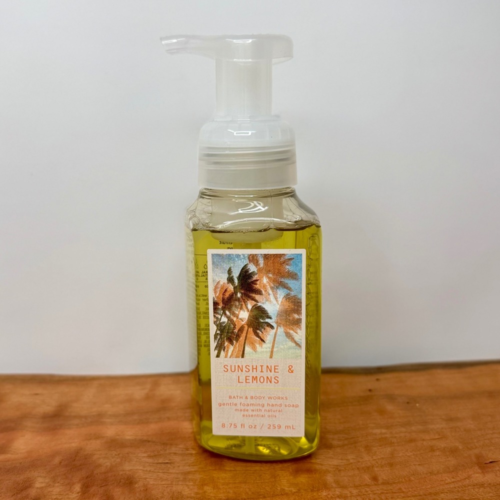 Bath & Body Works Sunshine &‎ Lemons Gentle Foaming Hand Soap 8.75oz Citrus Yuzu